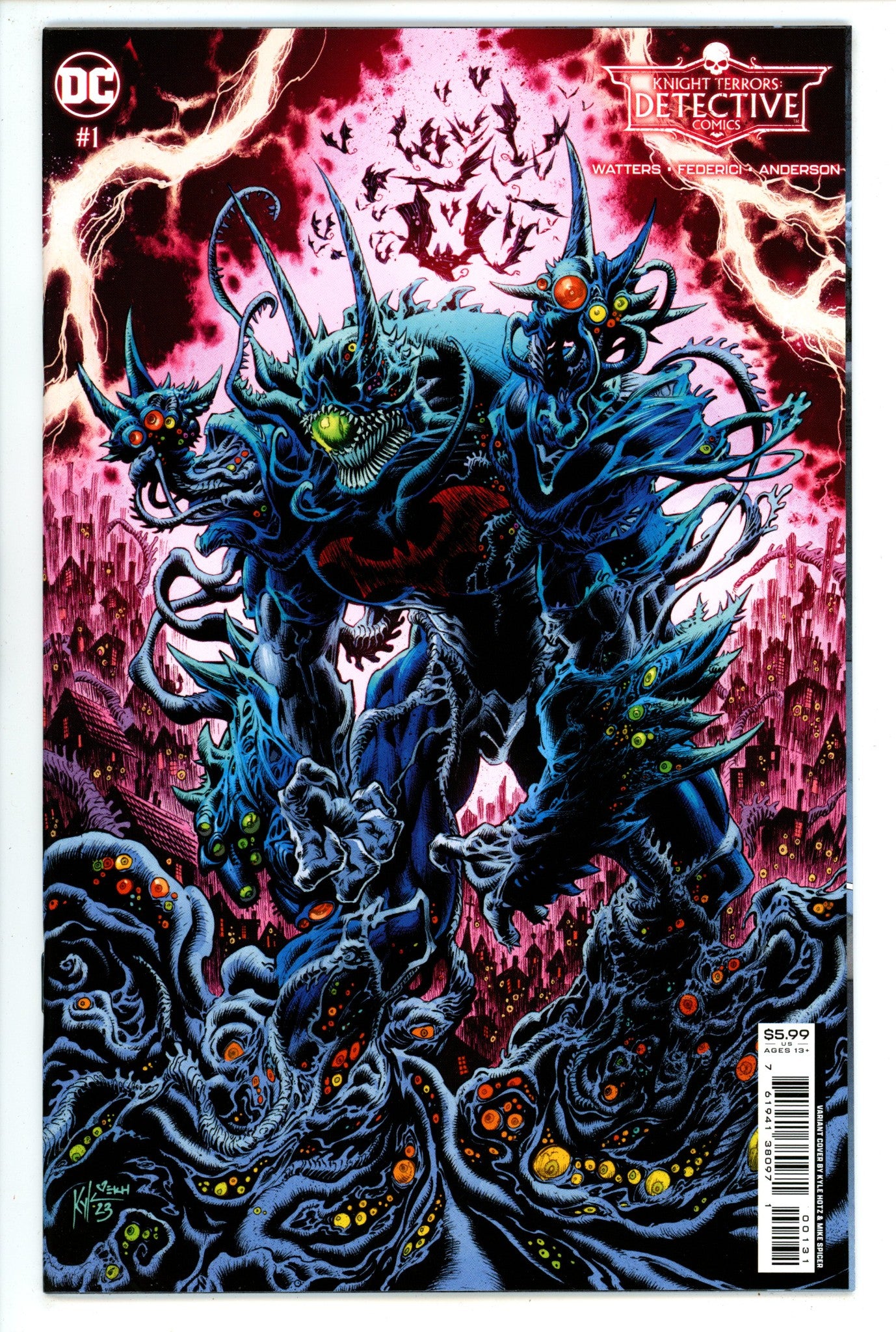 Knight Terrors: Detective Comics 1 High Grade (2023) Hotz Variant 