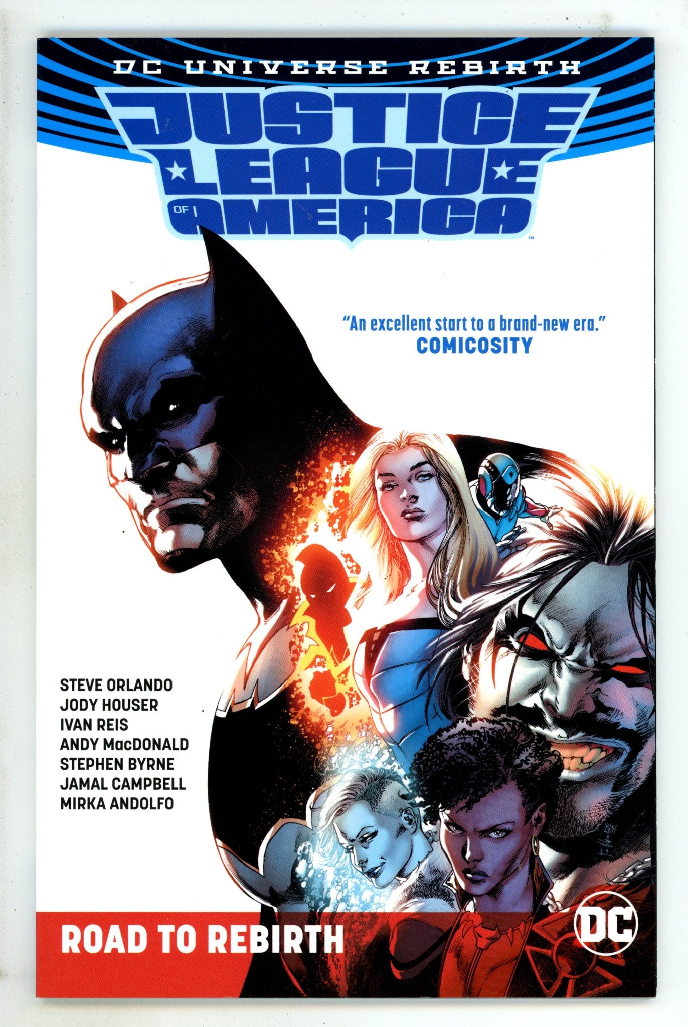 Justice League of America: The Road to Rebirth TPB High Grade (2017) 