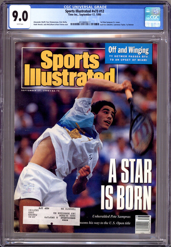 Sports Illustrated Vol 73 12 CGC 9.0 (VF/NM) (1990) Subscription Variant