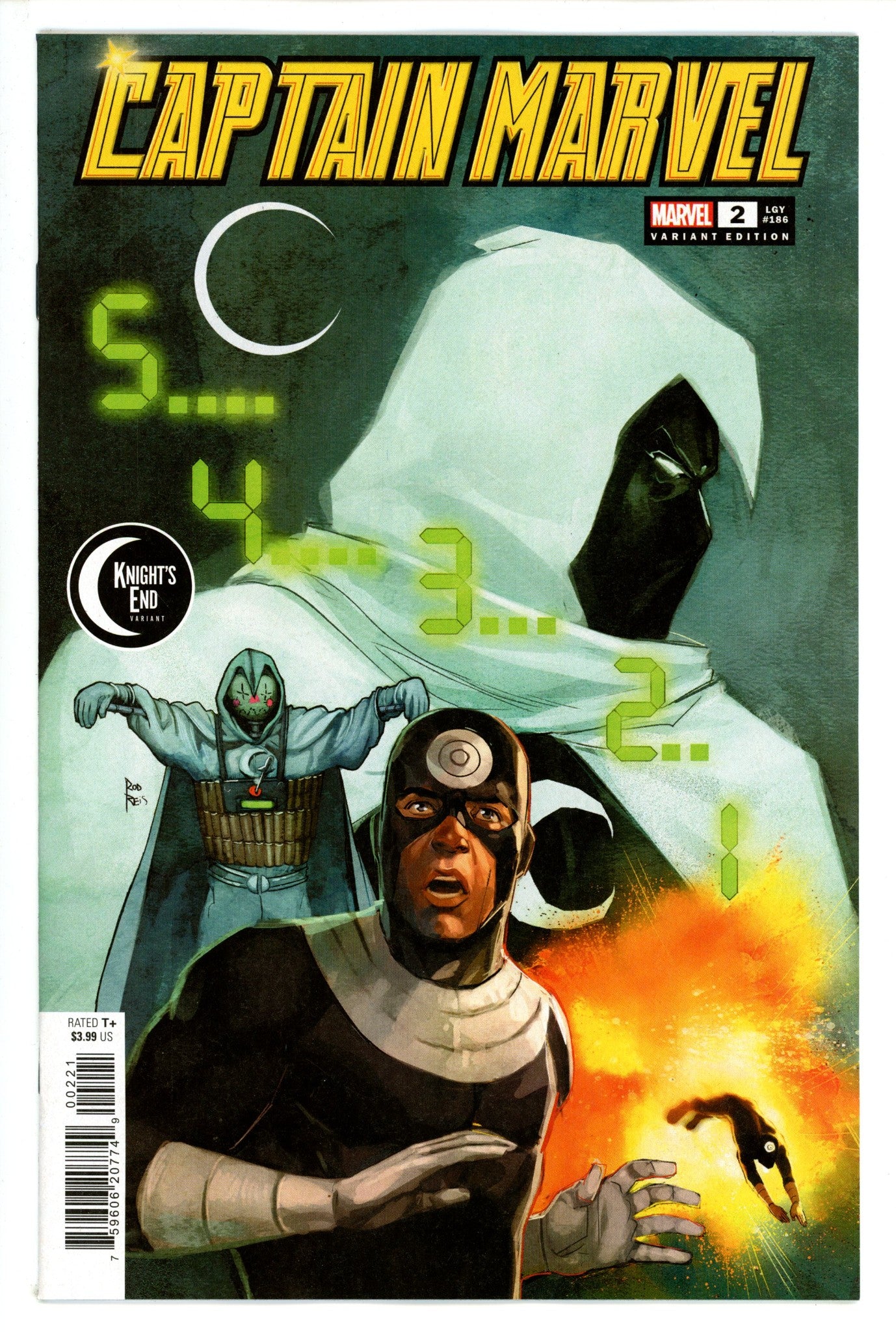 Captain Marvel Vol 12 2 Reis Knight's End Variant (2023)