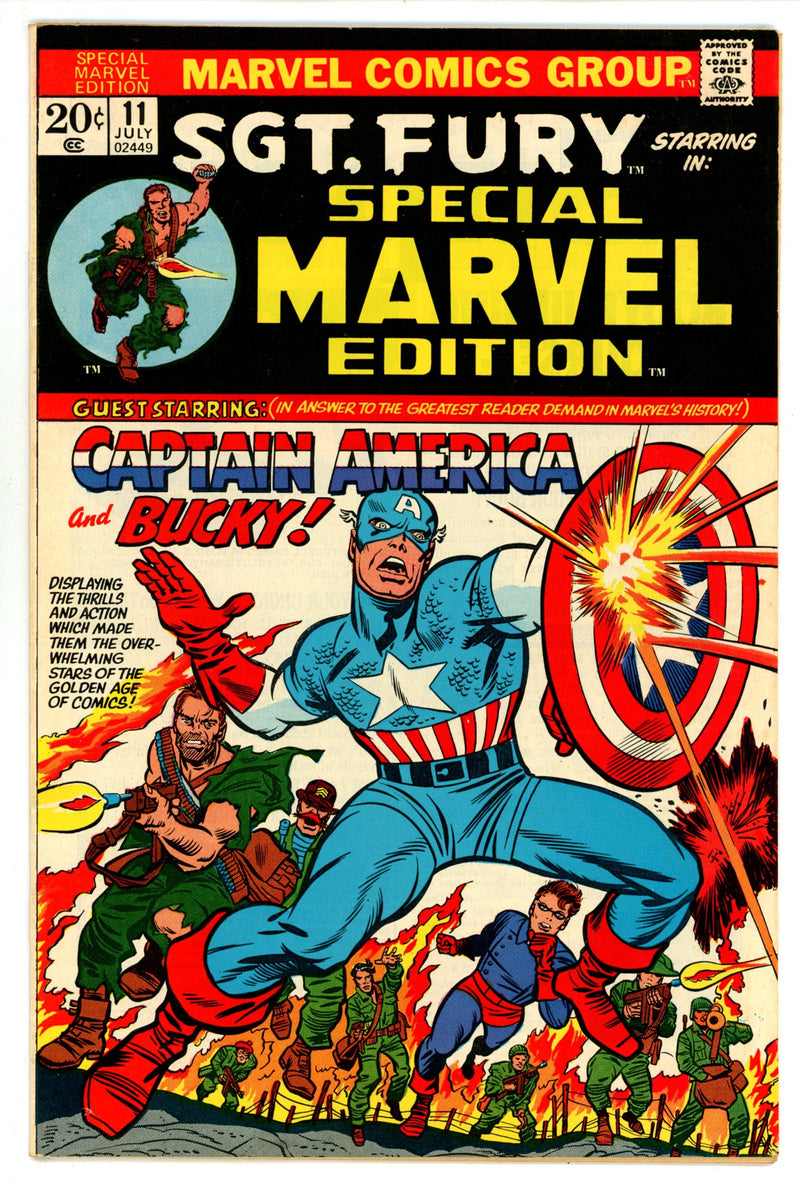 Special Marvel Edition 11 VF+ (8.5) (1973) 