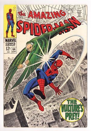 The Amazing Spider-Man Vol 1 64  VG/FN (5.0)   (1968)