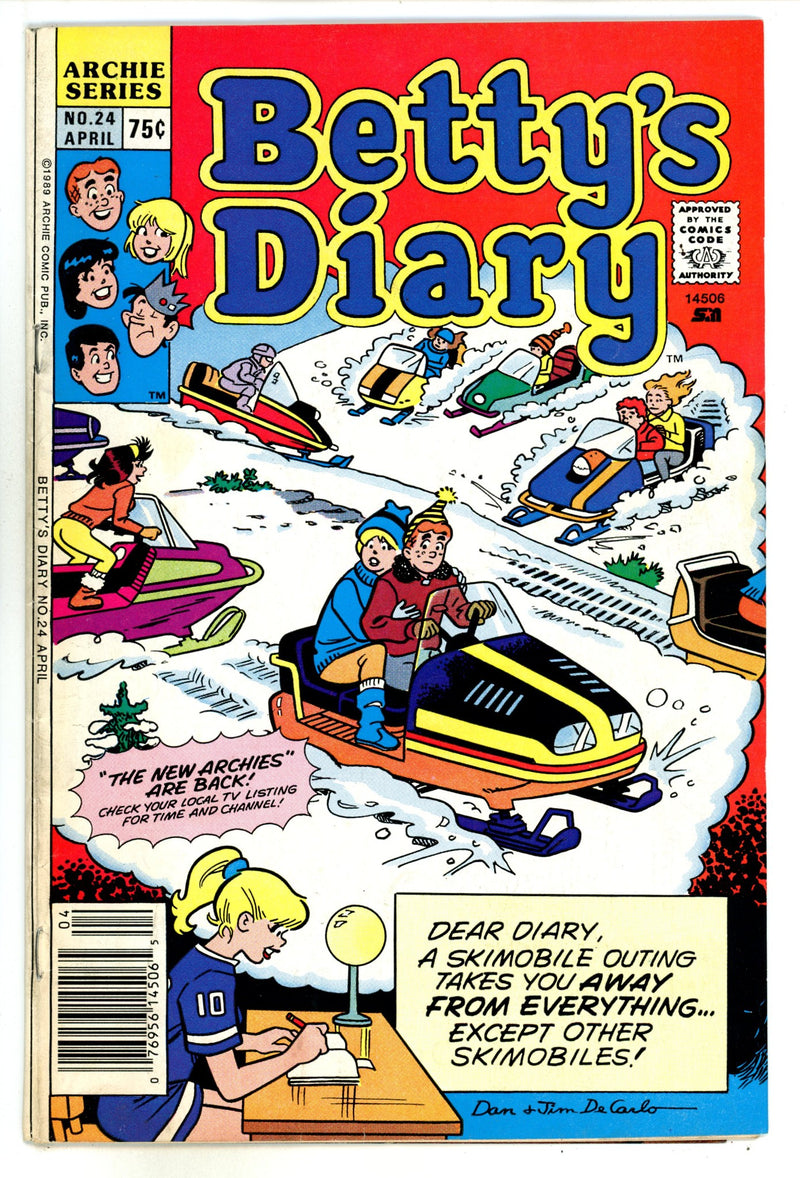 Betty's Diary 24 Low Grade (1989) Newsstand 
