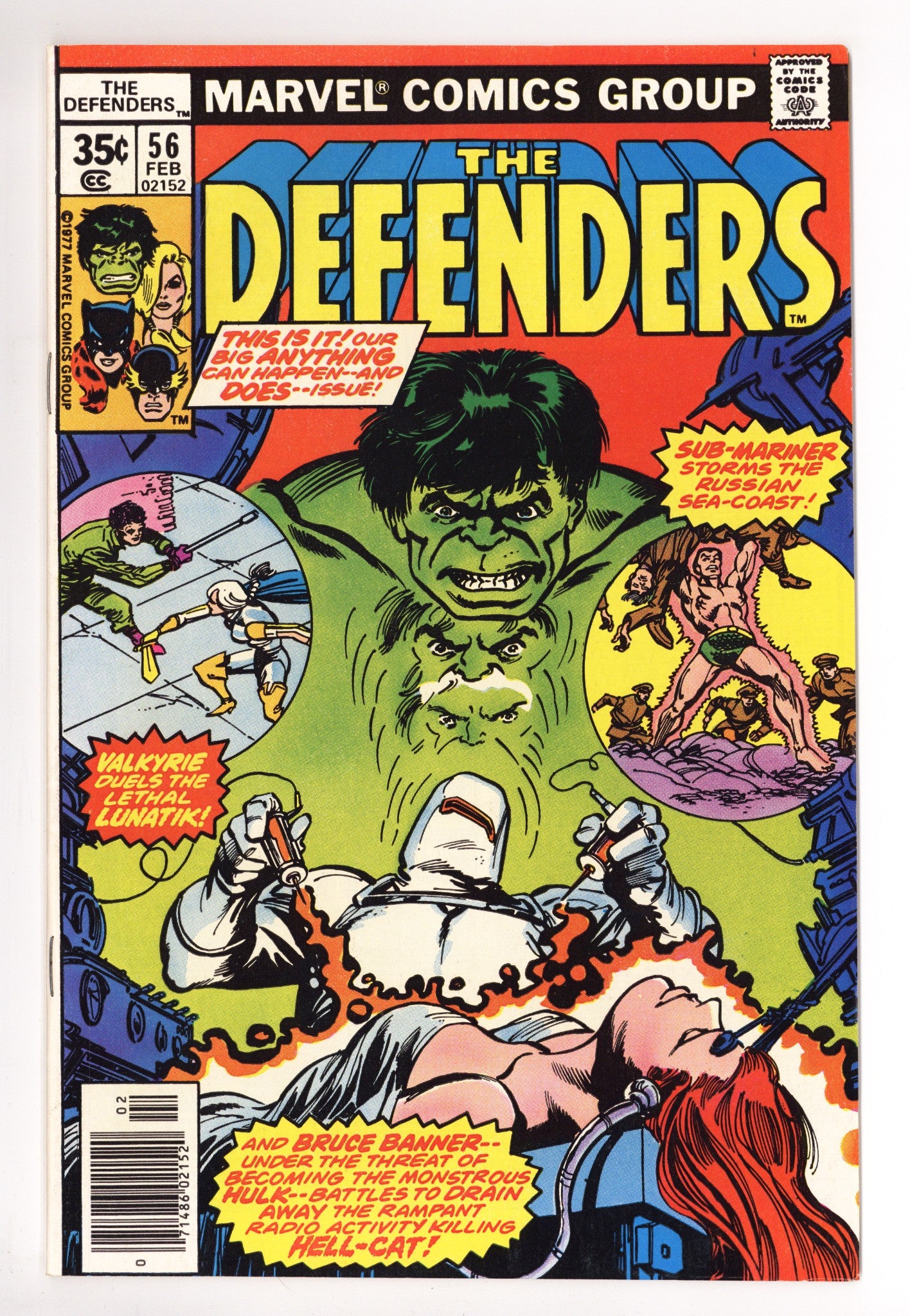 The Defenders Vol 1 56 VF/NM (9.0) (1978) 