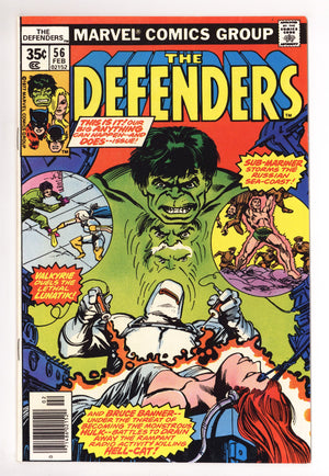 The Defenders Vol 1 56 VF/NM (9.0) (1978)