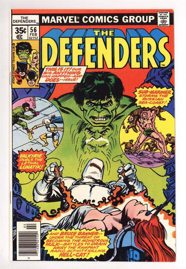 The Defenders Vol 1 56 VF/NM (9.0) (1978)