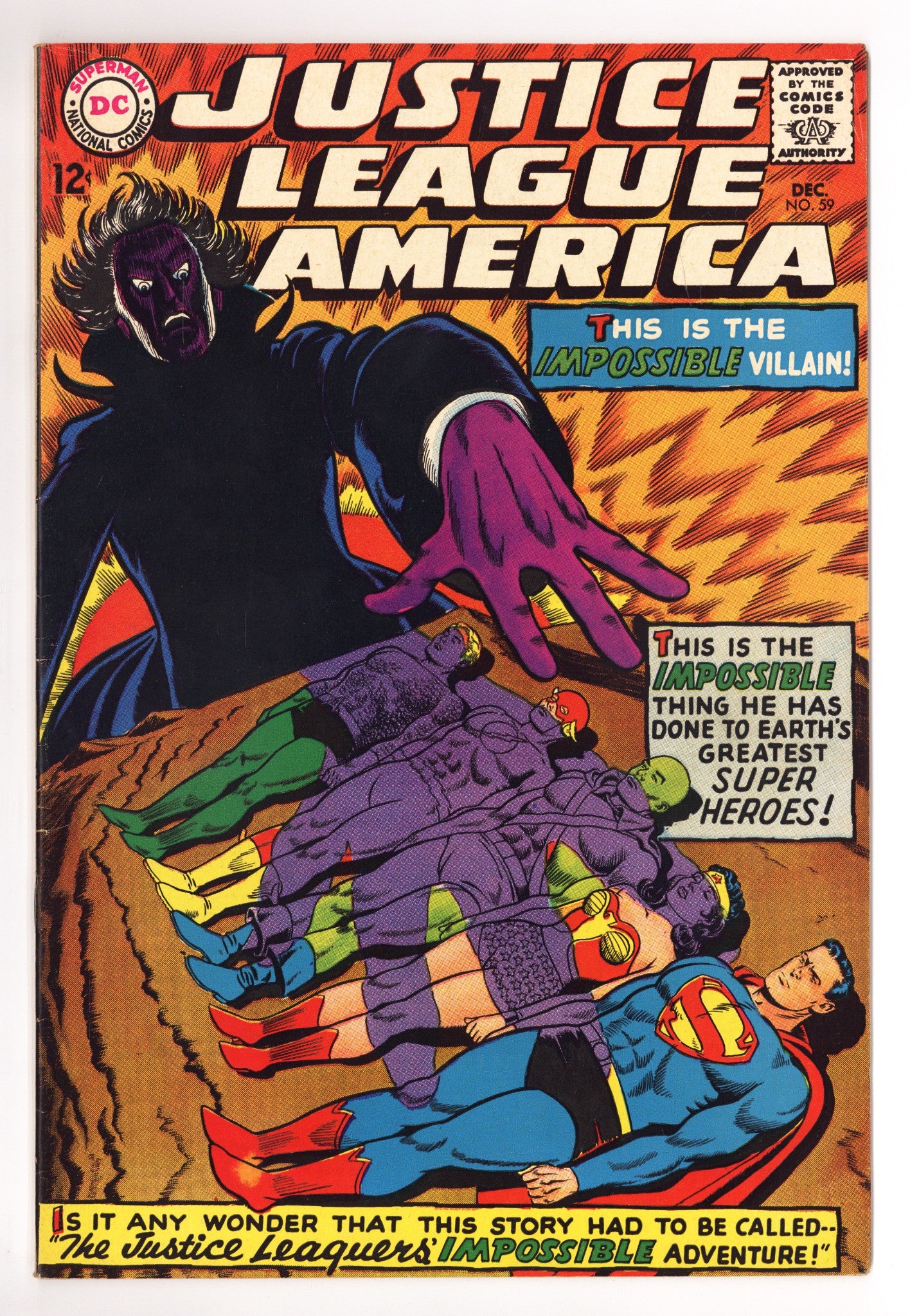 Justice League of America Vol 1 59 VF- (7.5) (1967) 