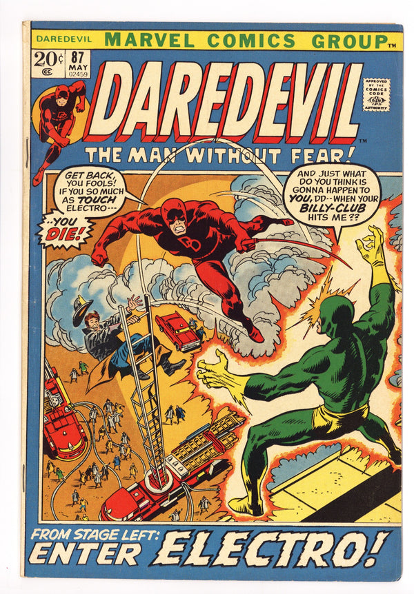 Daredevil Vol 1 87 VG+ (4.5) (1972)
