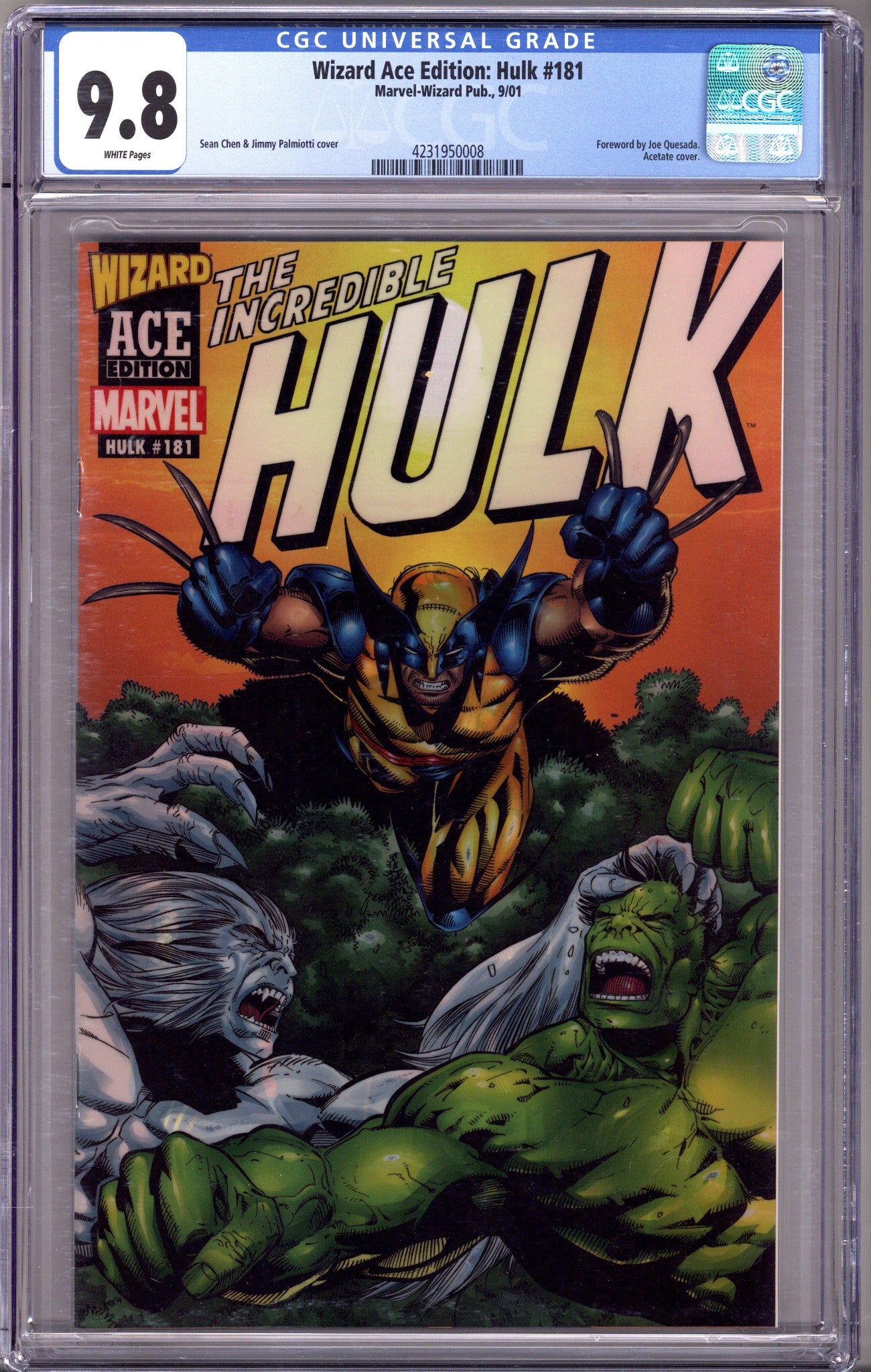 Wizard Ace Edition: Hulk #181 [nn] CGC 9.8 (NM/M) (2001)