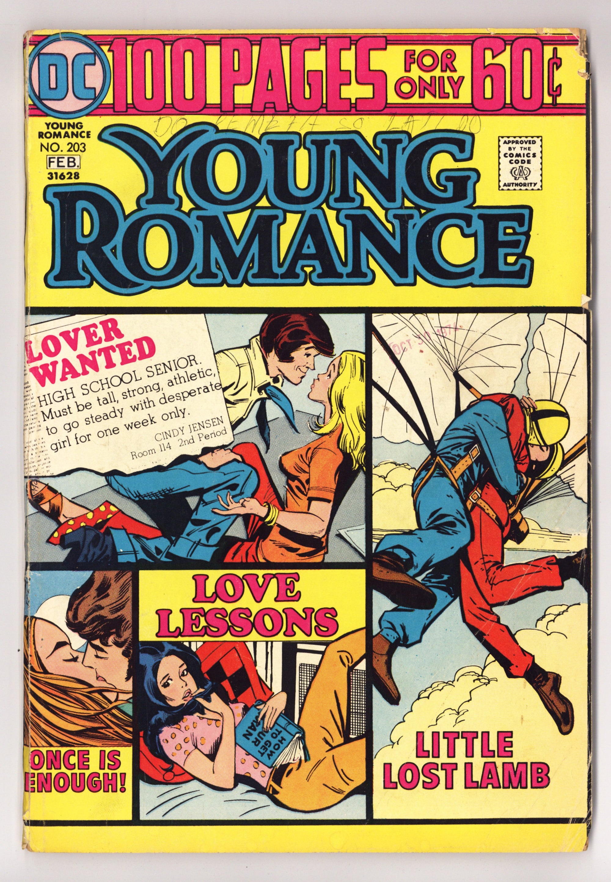 Young Romance 203 VG (4.0) (1975) 