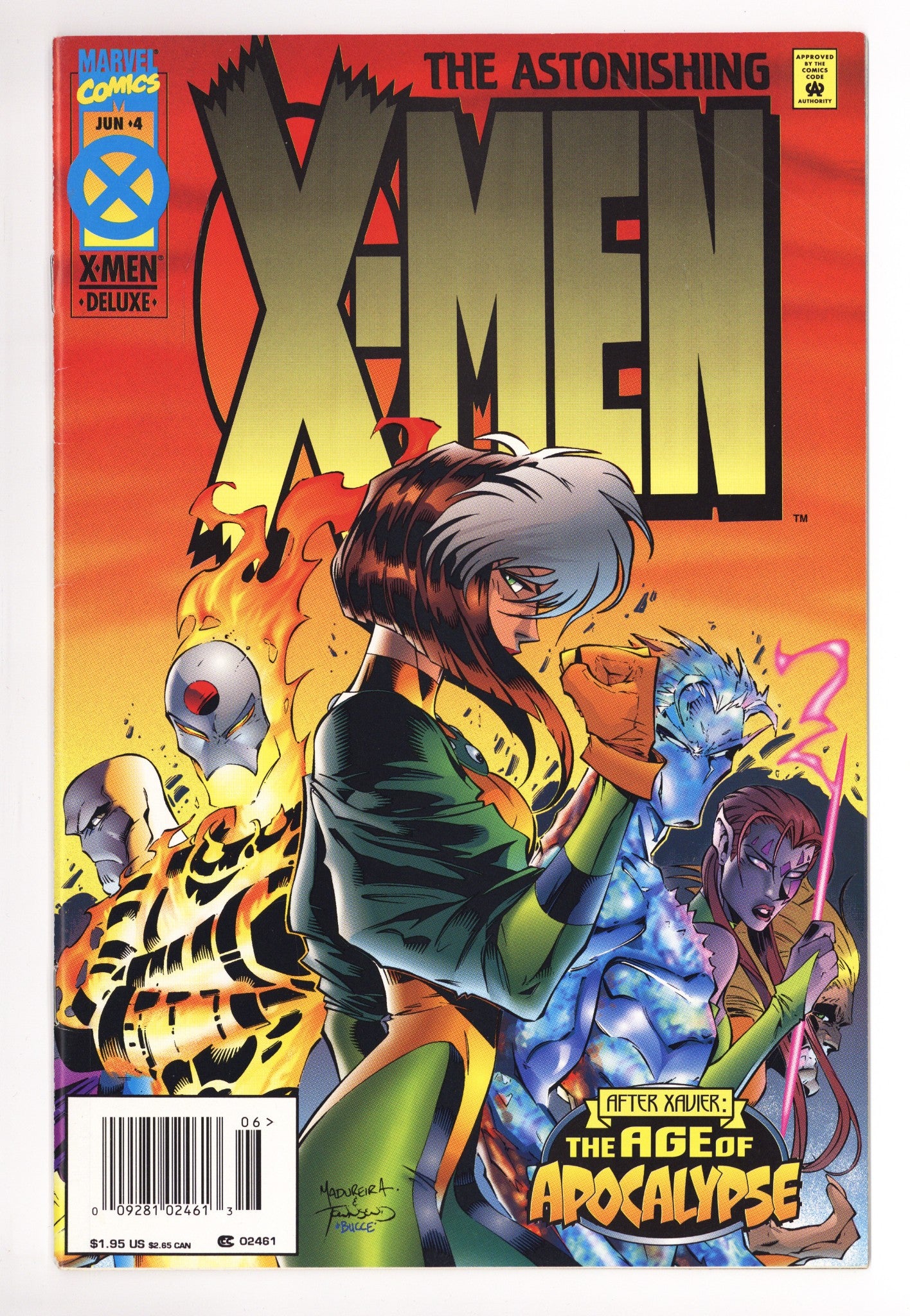 Astonishing X-Men Vol 1 4 Low Grade (1995) Newsstand 