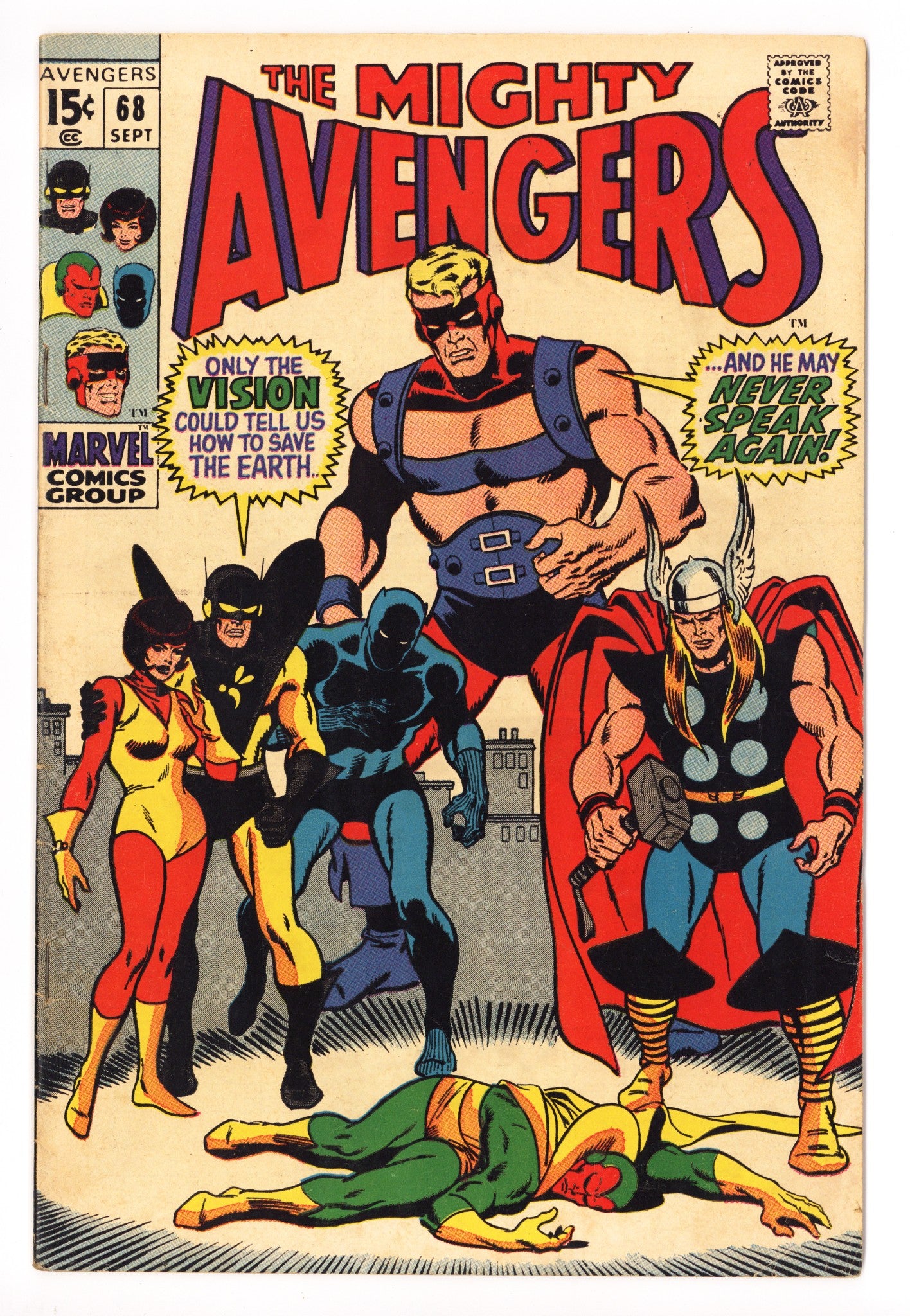 The Avengers Vol 1 68 VG/FN (5.0) (1969) 