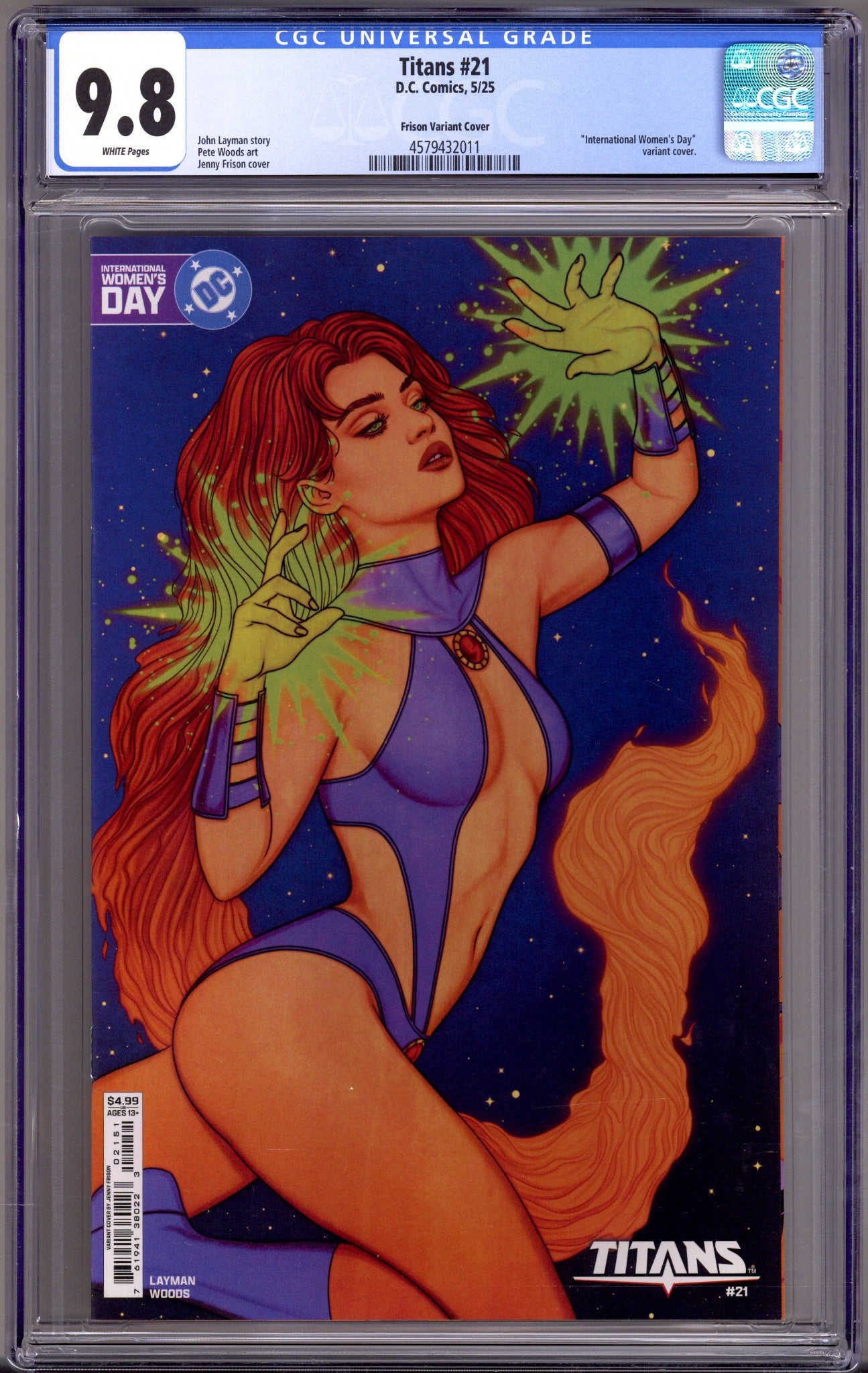 Titans Vol 4 21 CGC 9.8 (NM/M) (2025) Frison Variant 