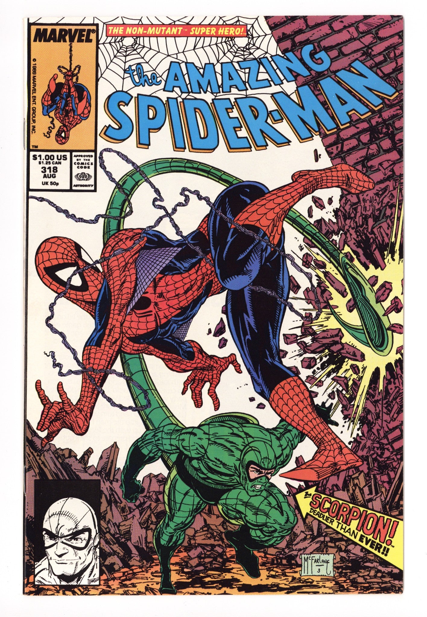 The Amazing Spider-Man Vol 1 318 VF+ (8.5) (1989) 