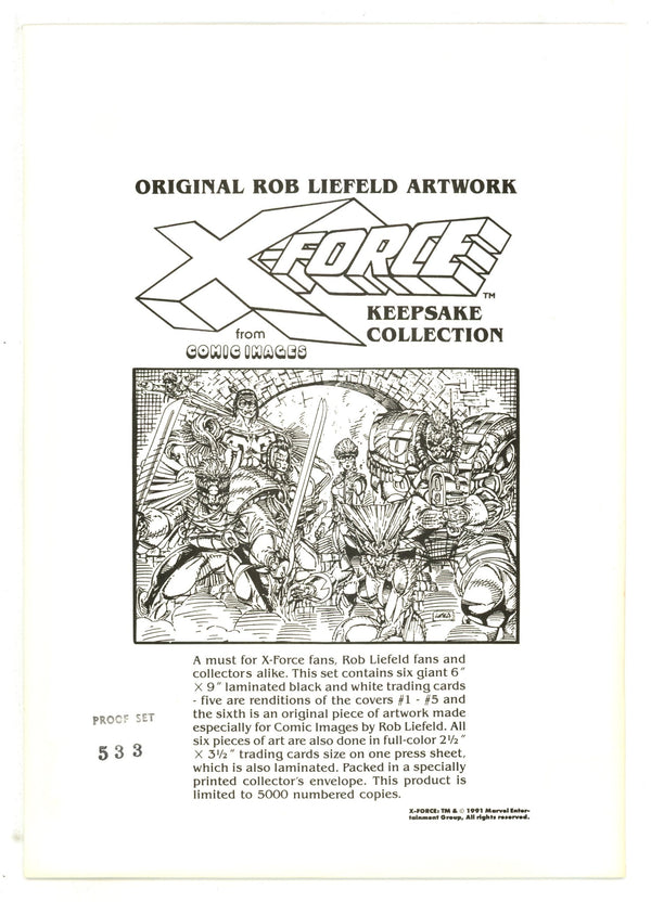 X-Force Keepsake Collection Proof Set [nn] VF+ (8.5) (1991)