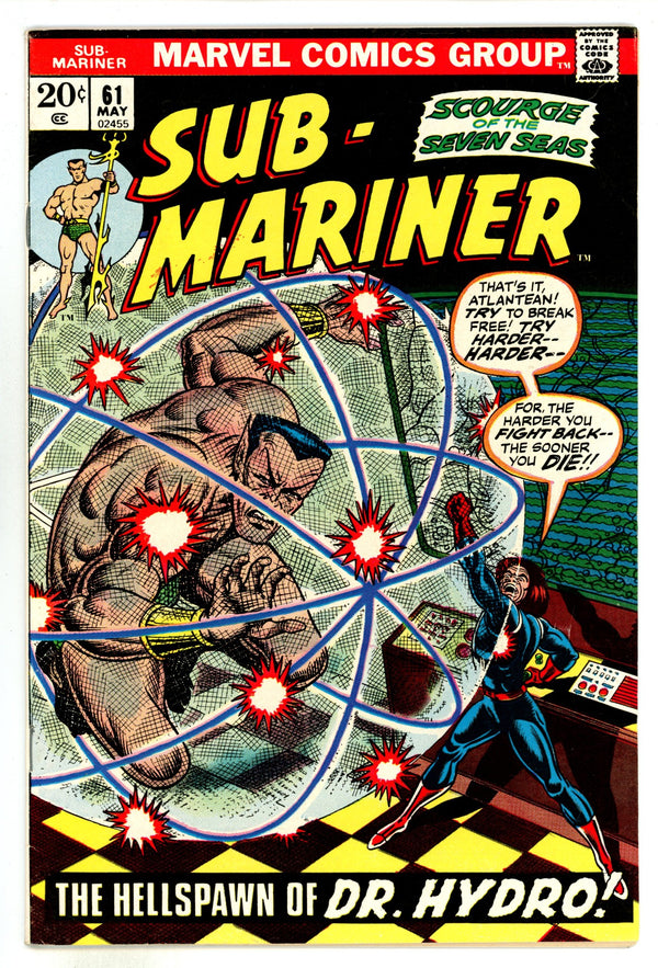 Sub-Mariner Vol 1 61 FN (6.0) (1973)