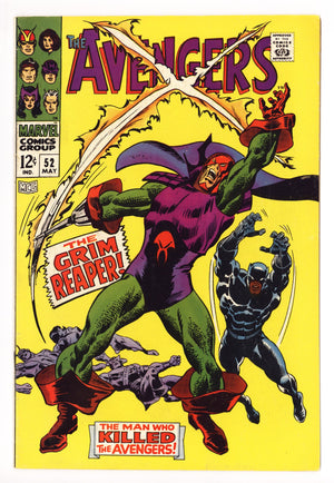 The Avengers Vol 1 52 FN- (5.5) (1968) 