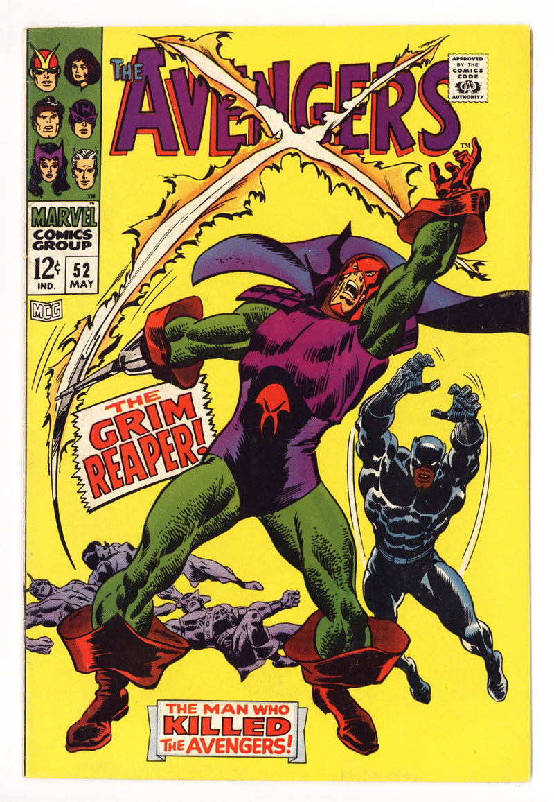 The Avengers Vol 1 52 FN- (5.5) (1968) 