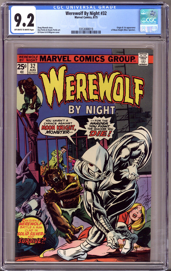 Werewolf by Night Vol 1 32 CGC 9.2 (NM-) (1975) 