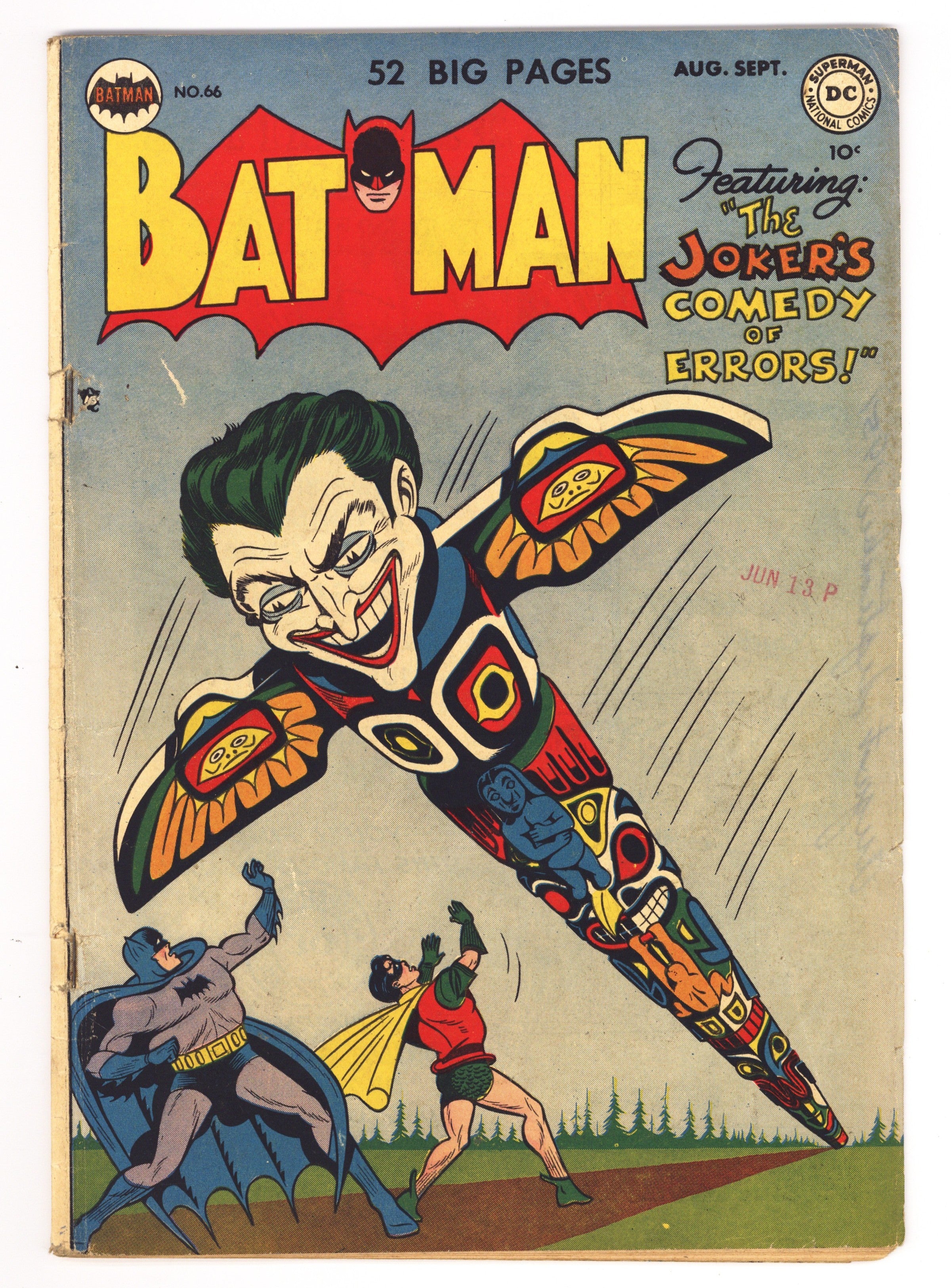 Batman Vol 1 66  GD/VG (3.0)   (1951)        