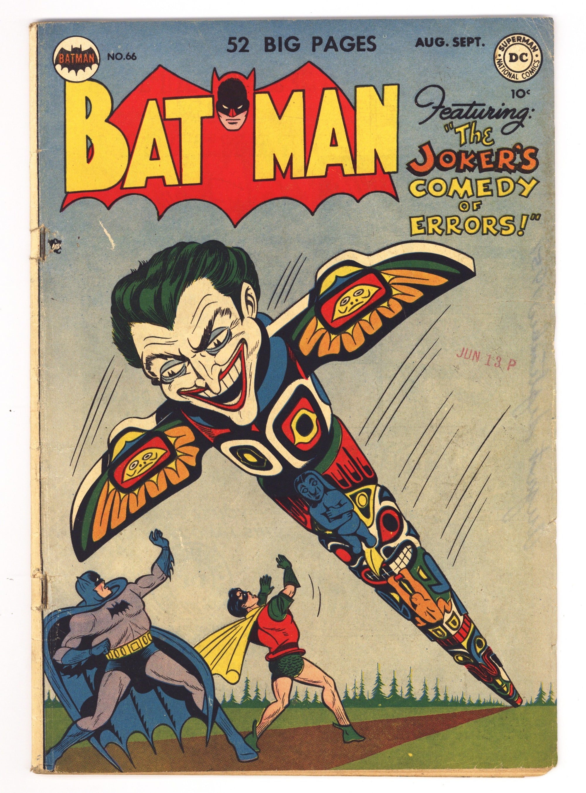 Batman Vol 1 66  GD/VG (3.0)   (1951)        