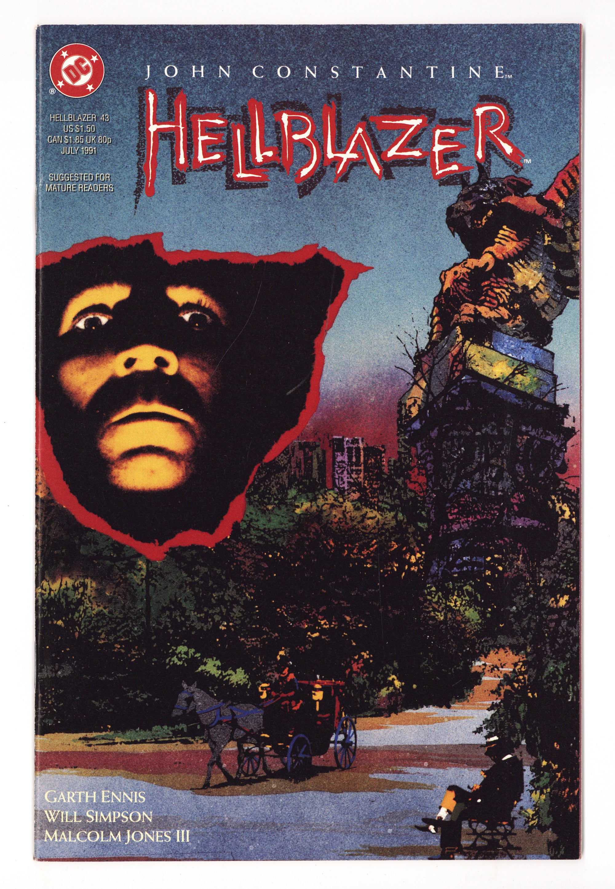 Hellblazer Vol 1 43 High Grade (1991) 