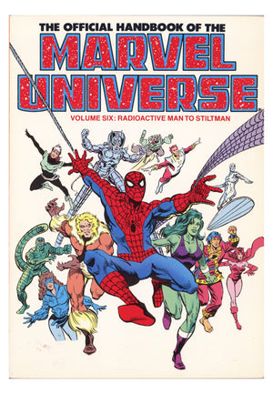 The Official Handbook of the Marvel Universe TPB Vol 6   High Grade   (1986)