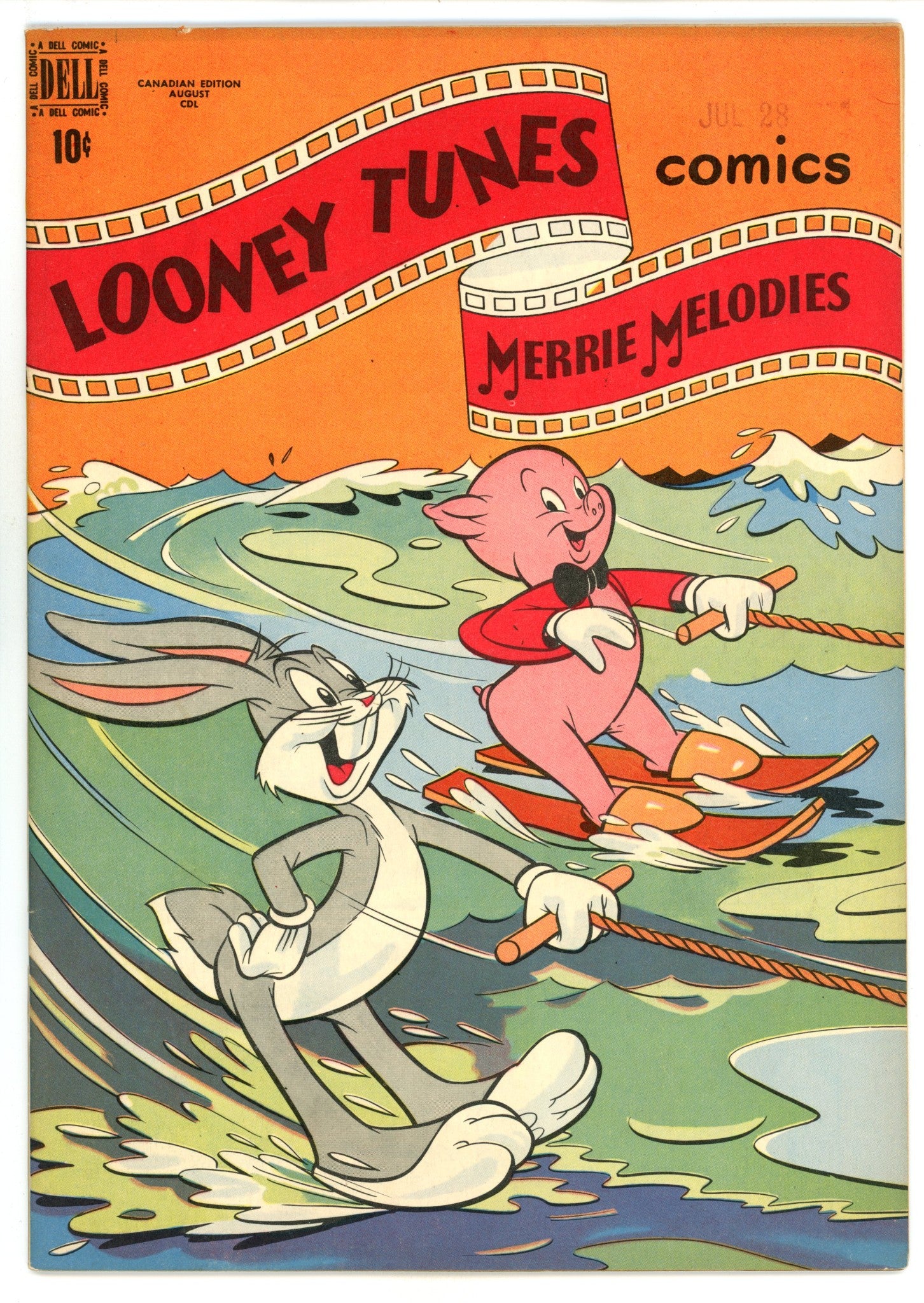 Looney Tunes and Merrie Melodies Comics 93 VF+ (8.5) (1949) Canadian Edition 