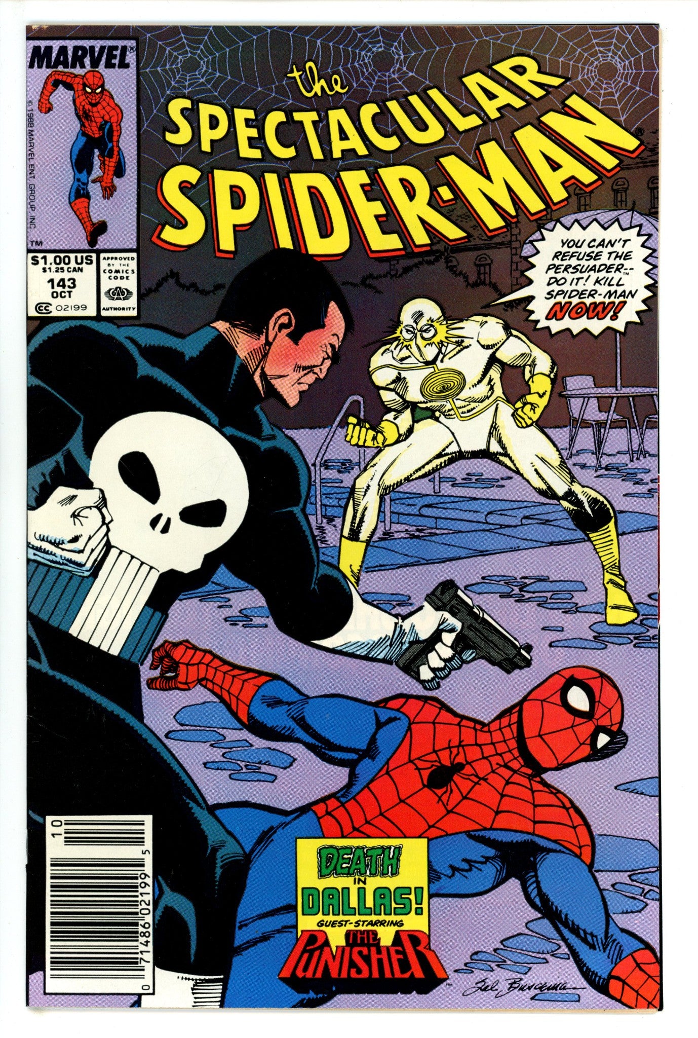 The Spectacular Spider-Man Vol 1 143 Newsstand (1988)