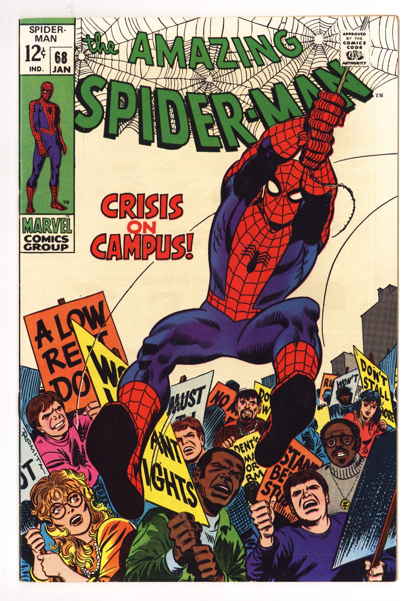 The Amazing Spider-Man Vol 1 68  VF (8.0)   (1969)        