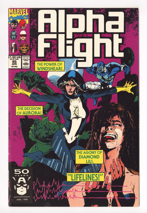 Alpha Flight Vol 1 95 Mid Grade (1991) 