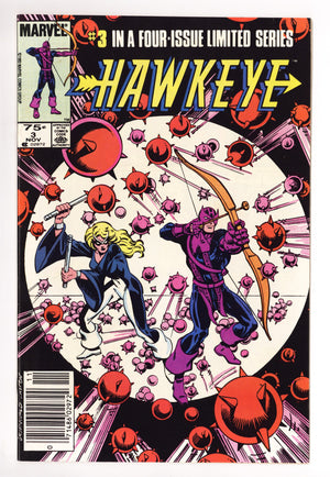 Hawkeye Vol 1 3 VF- (7.5) (1983) Canadian Price Variant