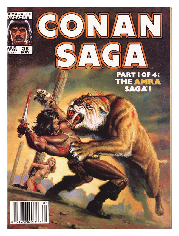 Conan Saga 38 Mid Grade (1990) Newsstand