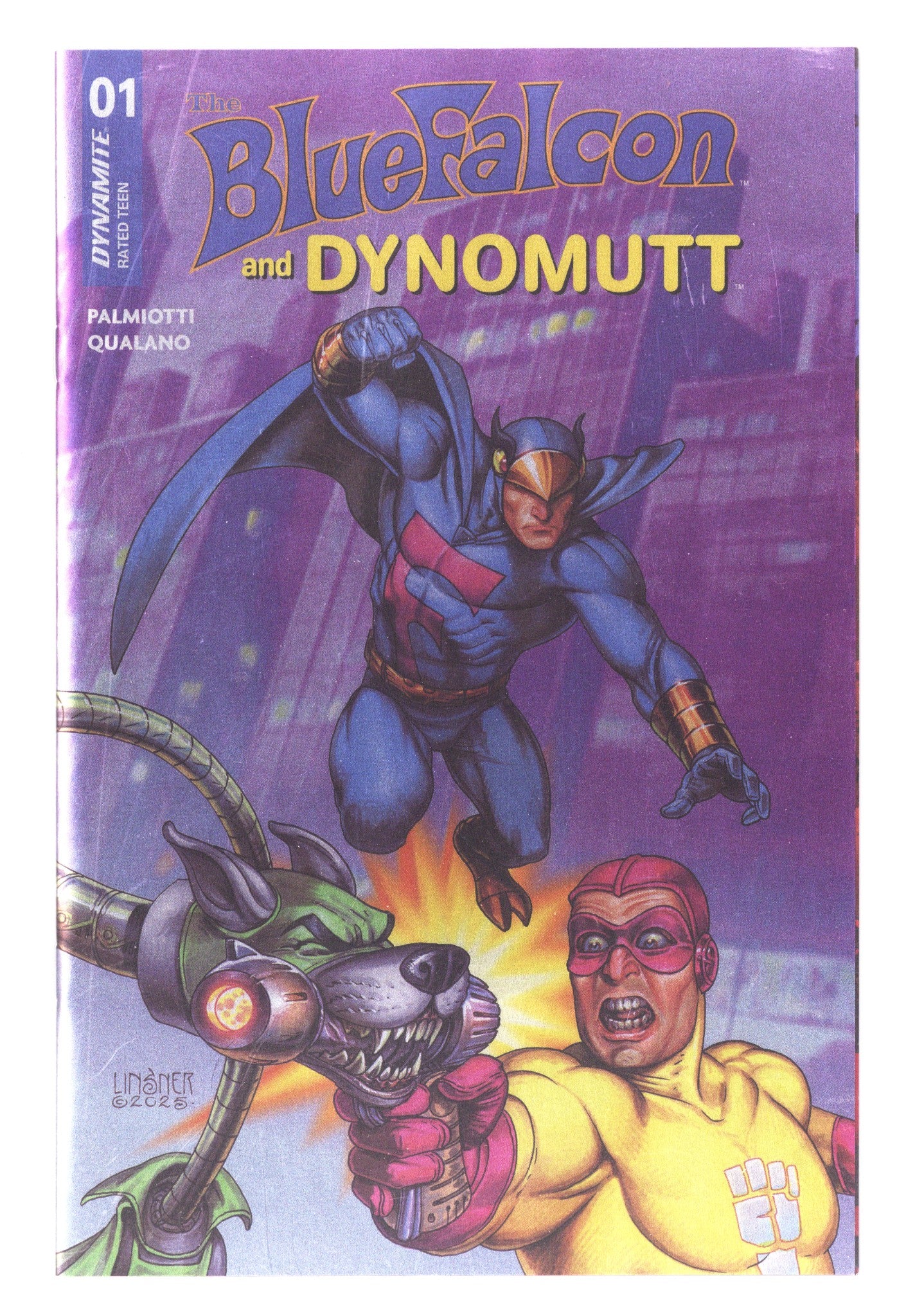 Blue Falcon & Dynomutt 1 Linsner Foil Incentive NM- (2025)