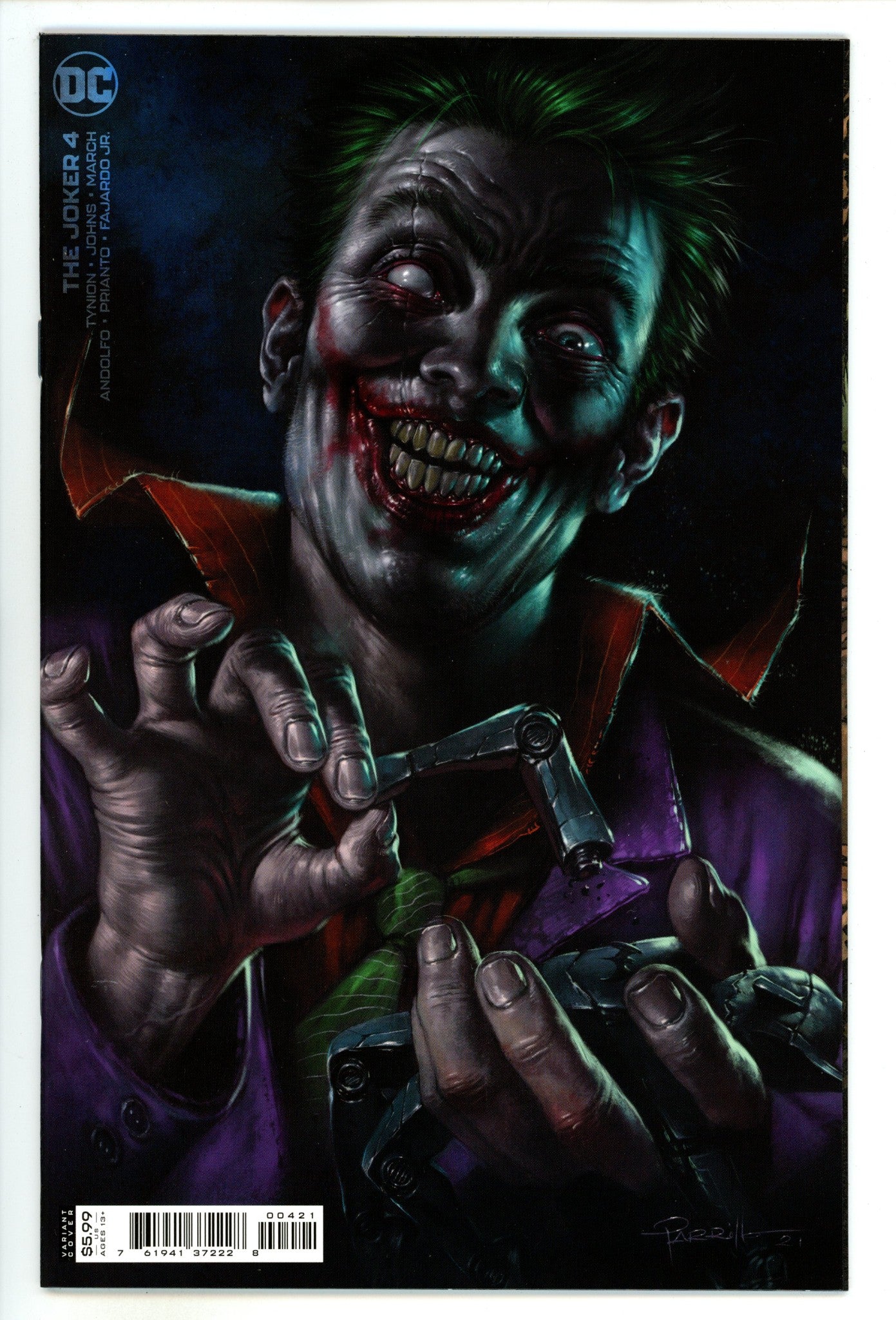 The Joker Vol 2 4 High Grade (2021) Parrillo Variant 