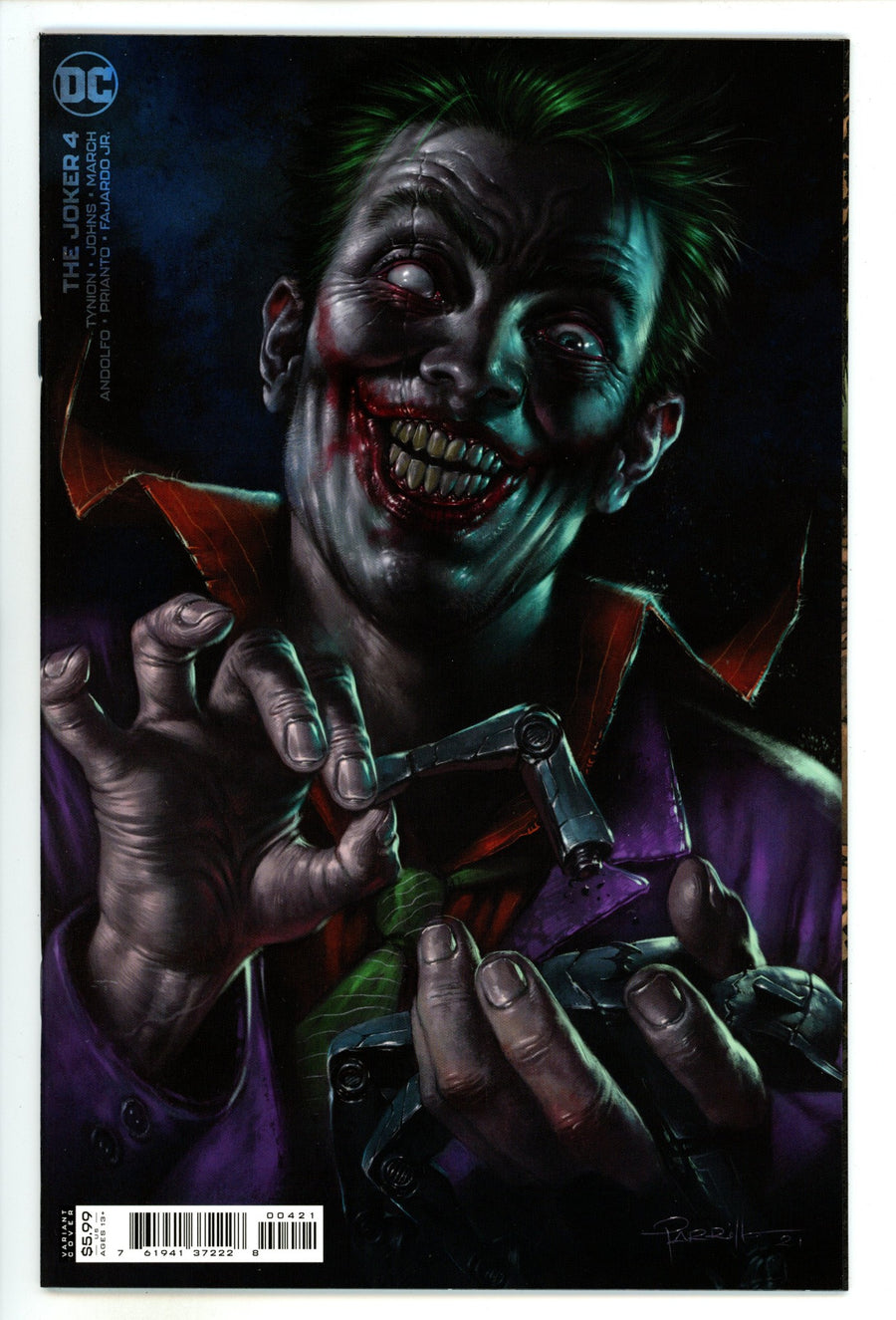The Joker Vol 2 4 High Grade (2021) Parrillo Variant 