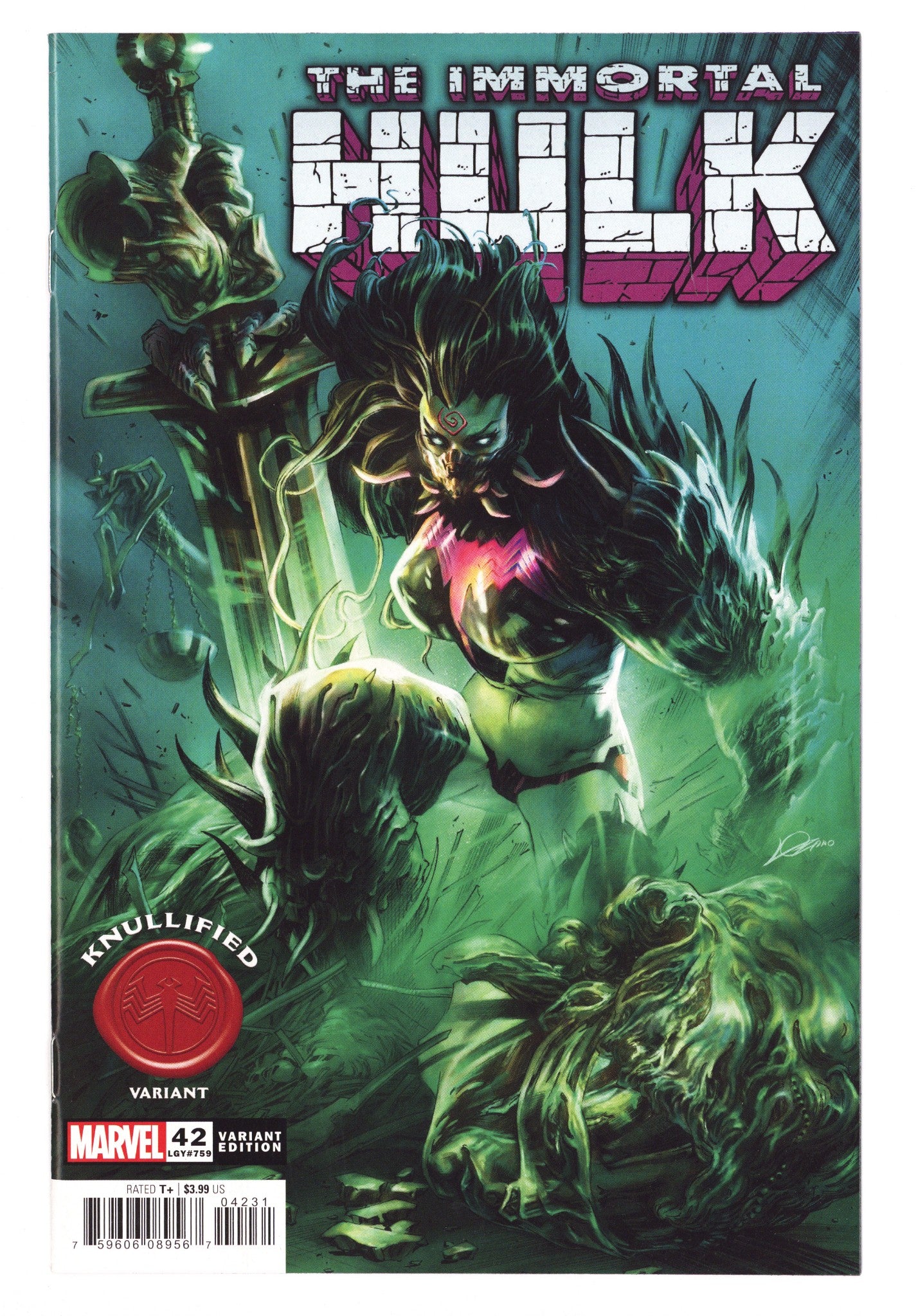 Immortal Hulk 42 High Grade (2021) Lozano Variant 