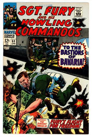 Sgt. Fury 53 VG/FN (5.0) (1968) 