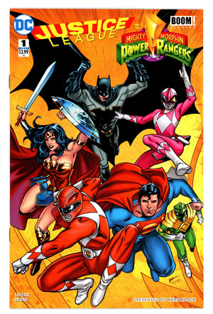 Justice League / Power Rangers 1 High Grade (2017) Lupacchino Nerd Block Exclusive Variant