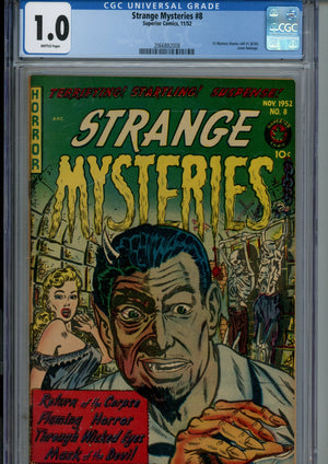 Strange Mysteries 8 CGC 1.0 (FR) (1952) 