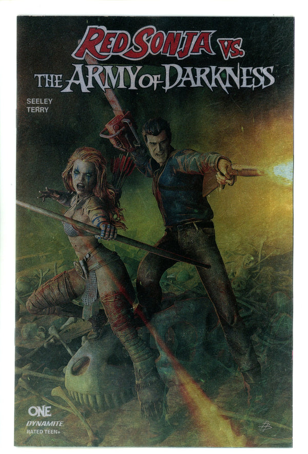 Red Sonja Vs Army Of Darkness 1 Barends Foil Incentive Variant NM- (1900)