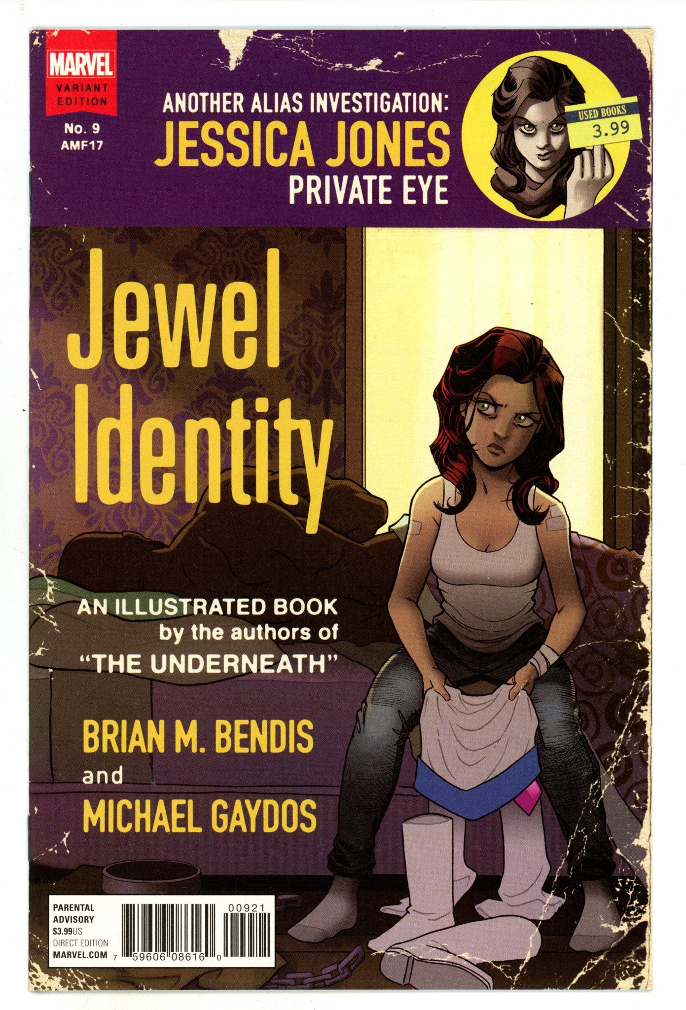 Jessica Jones 9 High Grade (2017) Fleecs Variant 