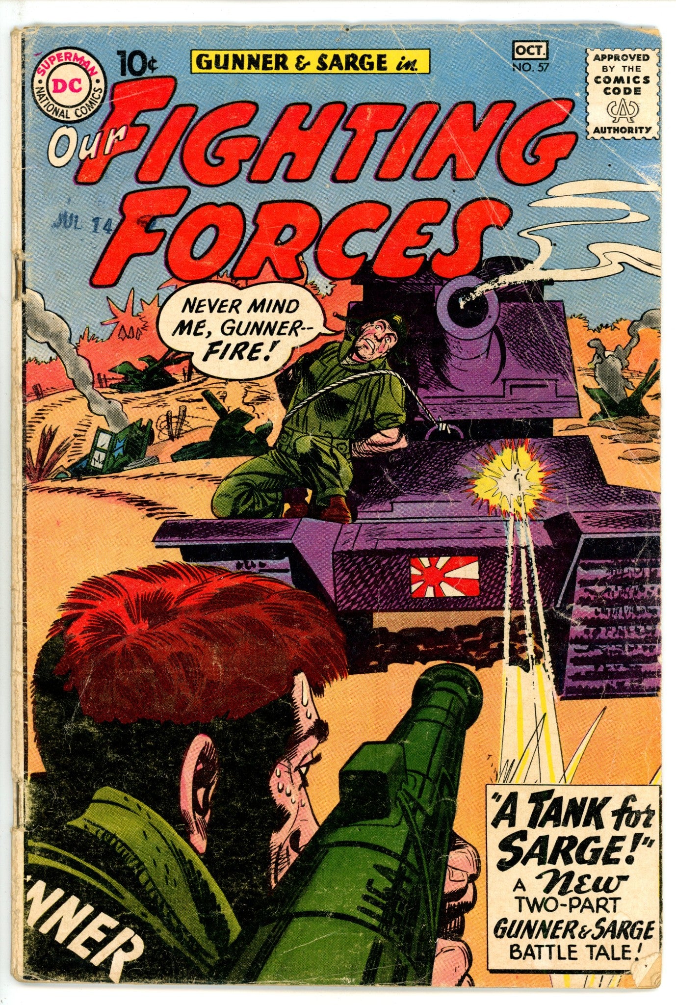 Our Fighting Forces 57 GD/VG (3.0) (1960) 