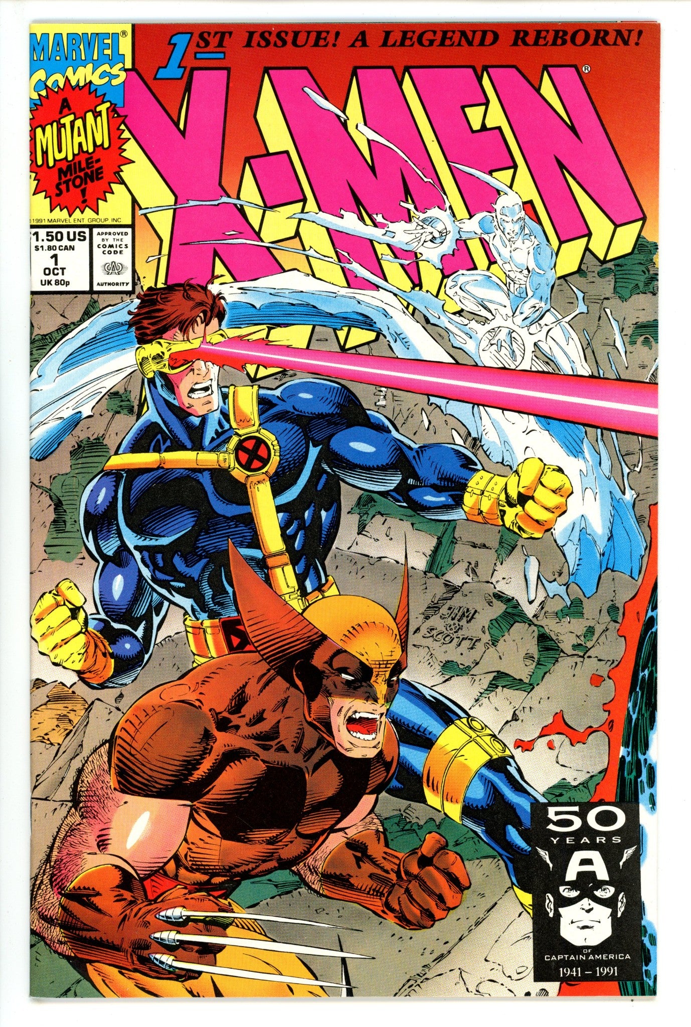 X-Men Vol 1 1 Cyclops Variant (1991)