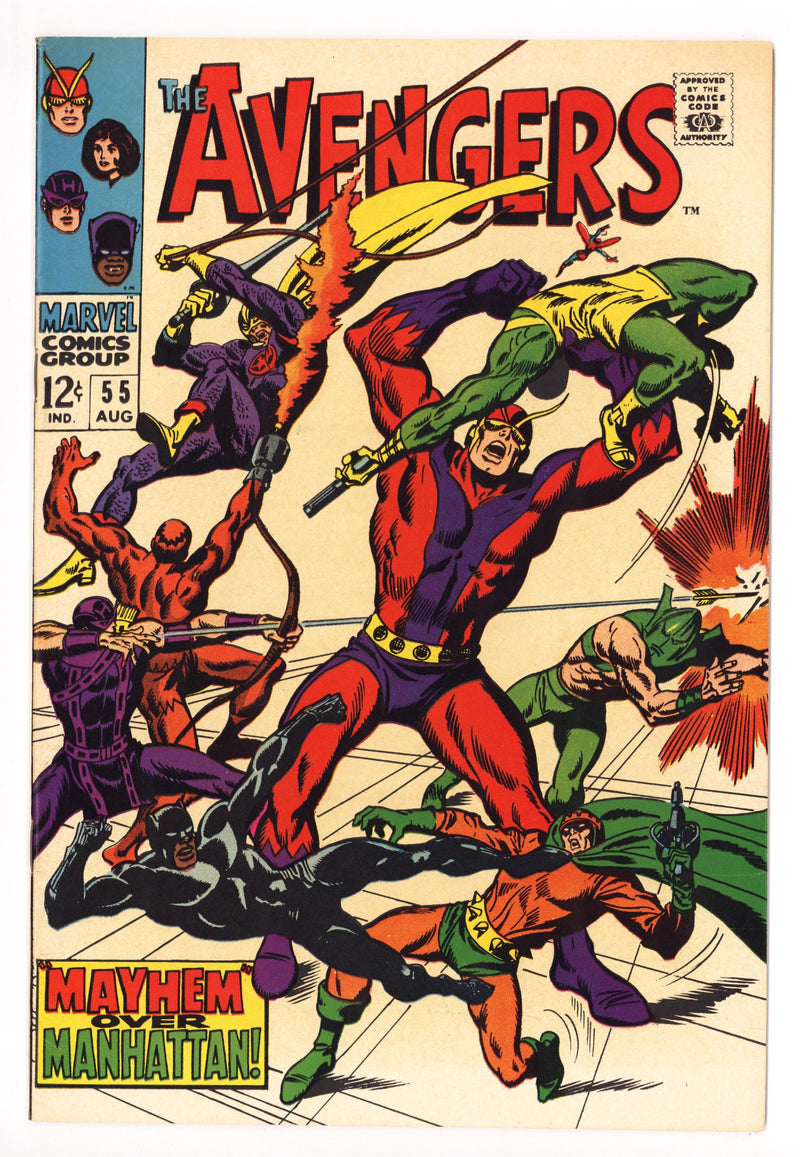 The Avengers Vol 1 55 VF (8.0) (1968) 