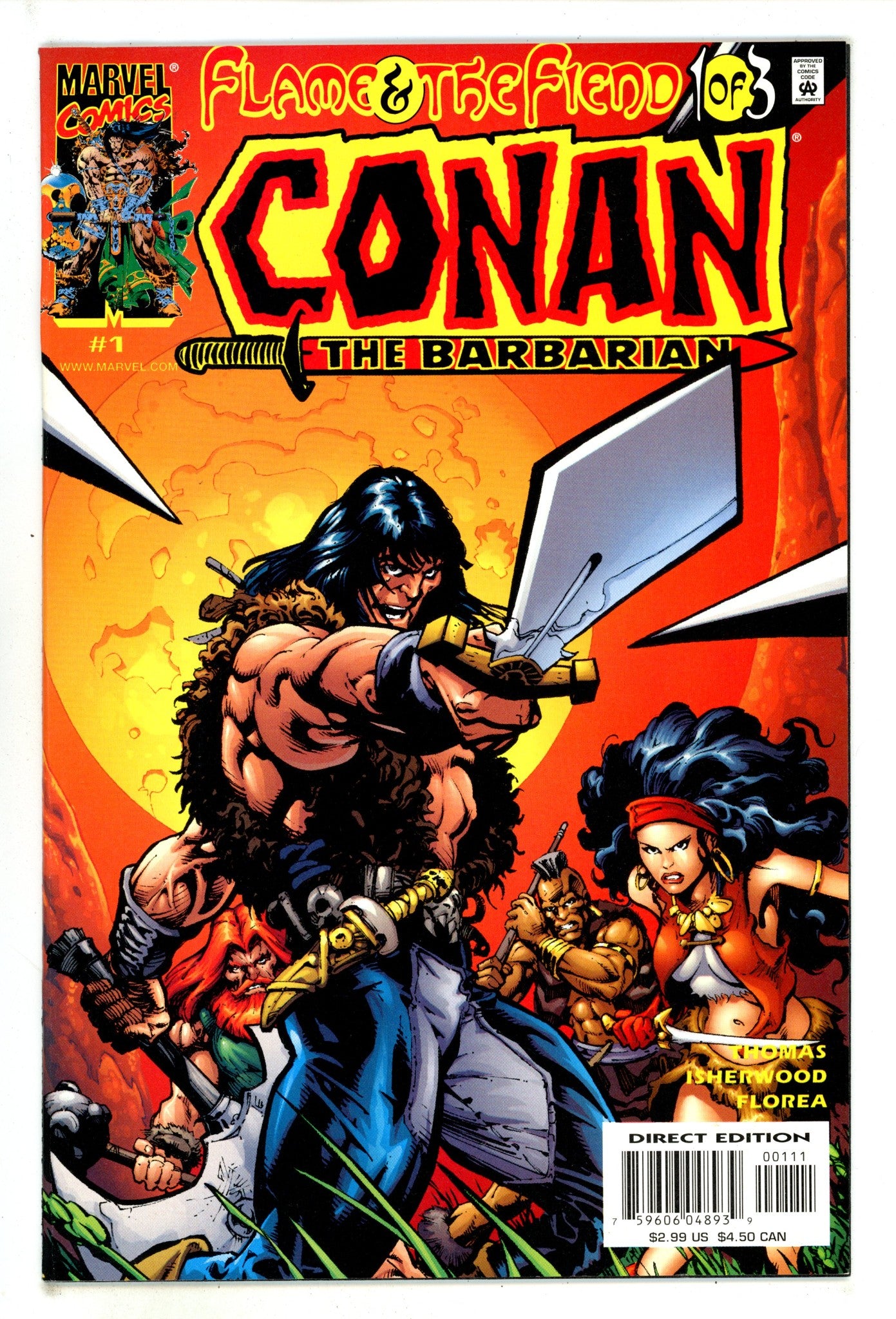 Conan: Flame and the Fiend 1 High Grade (2000) 