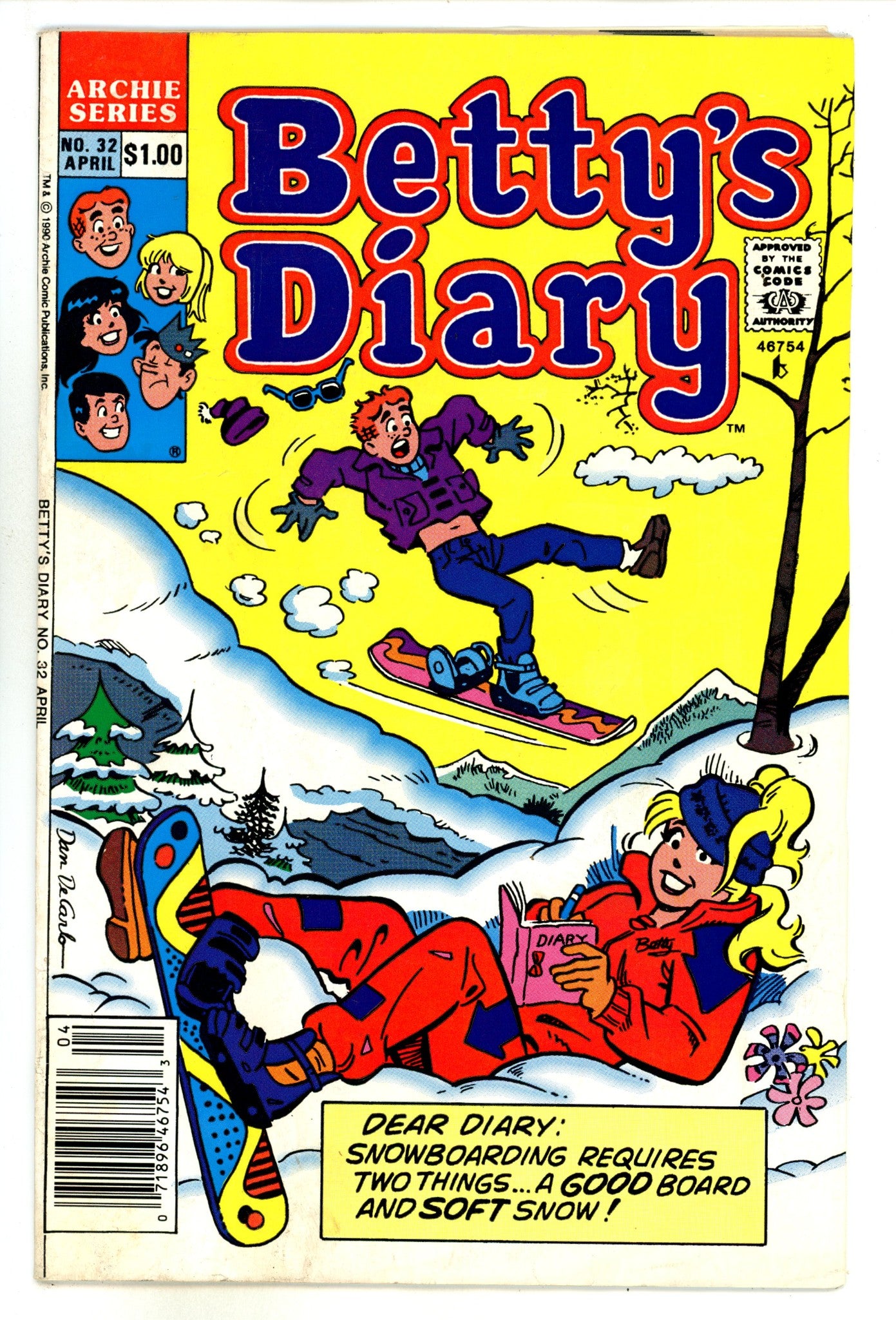 Betty's Diary 32 Low Grade (1990) Newsstand 