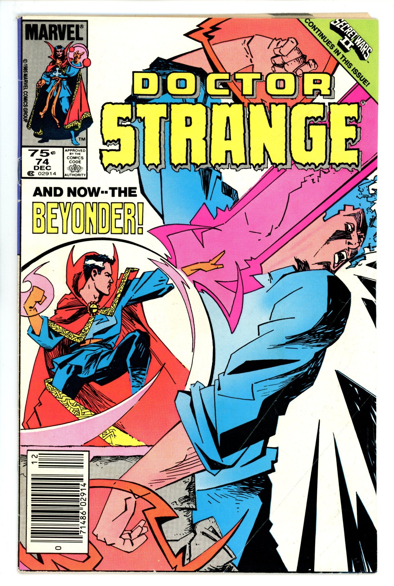 Doctor Strange Vol 2 74 VG- (3.5) (1985) Canadian Price Variant 