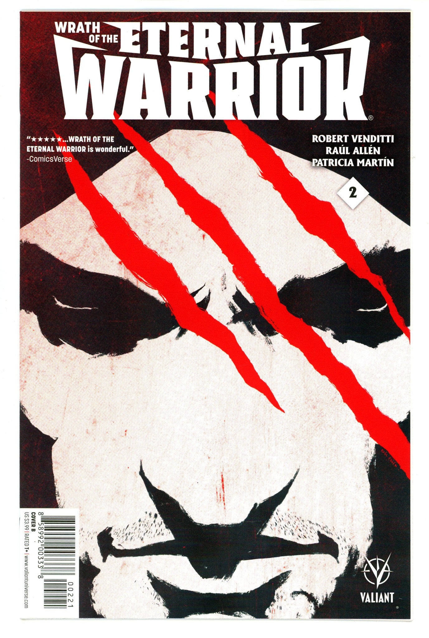 Wrath of the Eternal Warrior 2 High Grade (2015) All√©n Variant 