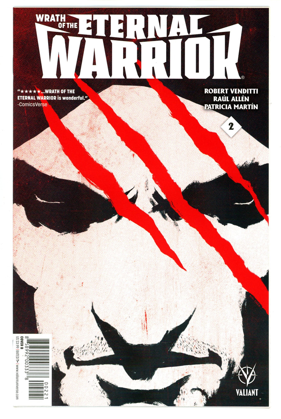 Wrath of the Eternal Warrior 2 High Grade (2015) All√©n Variant 